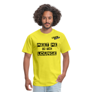 MEET ME IN THE LOUNGE MEN'S T-Shirt - yellow