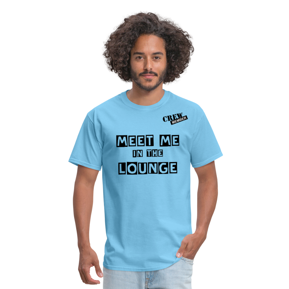 MEET ME IN THE LOUNGE MEN'S T-Shirt - aquatic blue