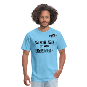 MEET ME IN THE LOUNGE MEN'S T-Shirt - aquatic blue