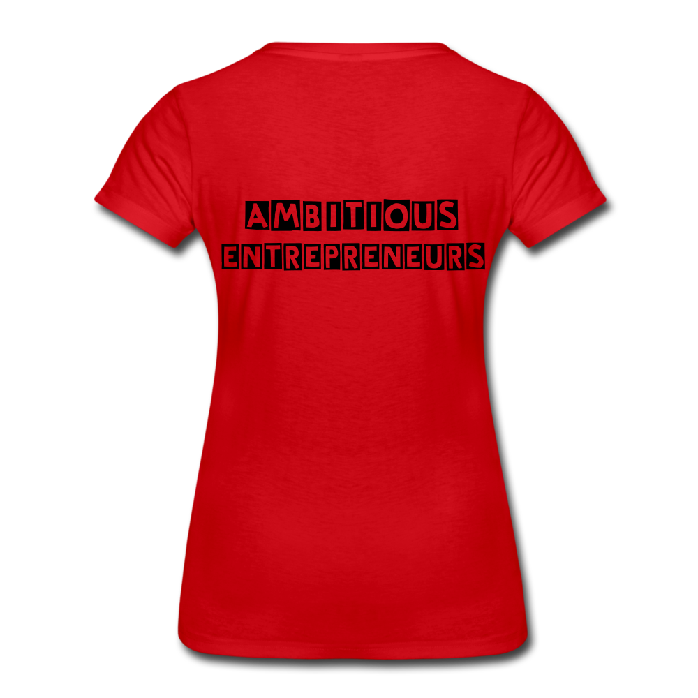 MEET ME IN THE LOUNGE- Women's T-Shirt - red