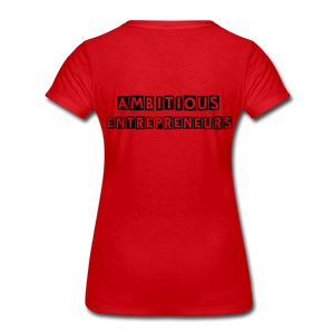 MEET ME IN THE LOUNGE- Women's T-Shirt - red
