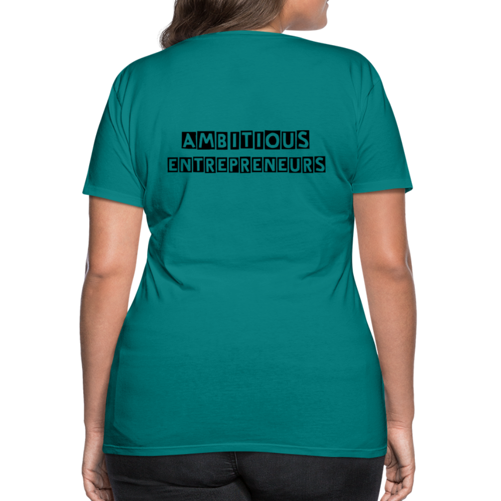 MEET ME IN THE LOUNGE- Women's T-Shirt - teal