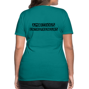 MEET ME IN THE LOUNGE- Women's T-Shirt - teal
