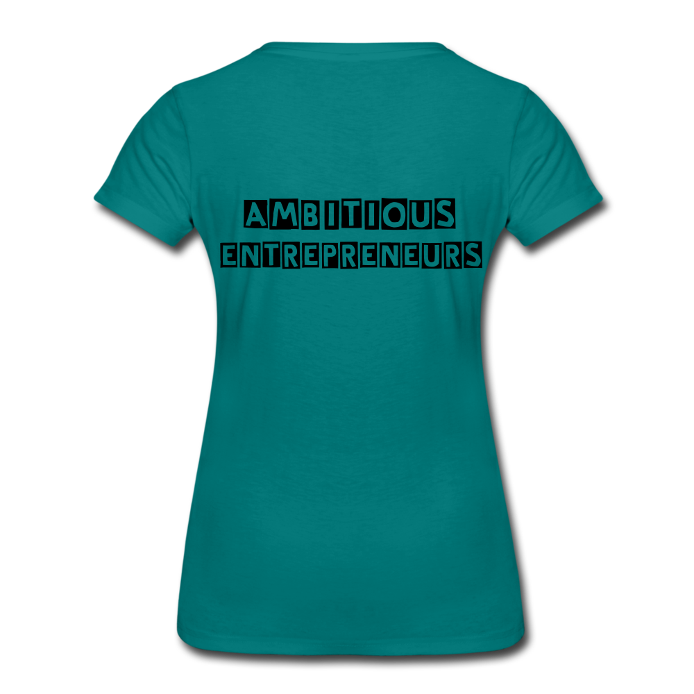MEET ME IN THE LOUNGE- Women's T-Shirt - teal