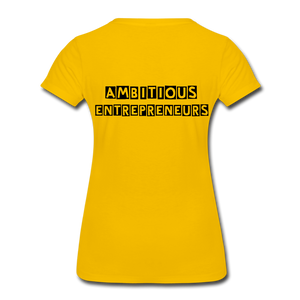 MEET ME IN THE LOUNGE- Women's T-Shirt - sun yellow