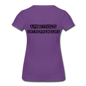 MEET ME IN THE LOUNGE- Women's T-Shirt - purple