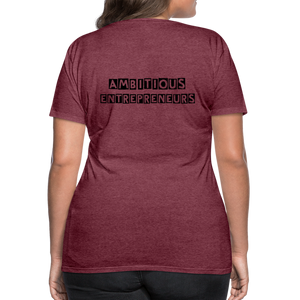 MEET ME IN THE LOUNGE- Women's T-Shirt - heather burgundy