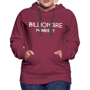 Billionaire Mindset- Hoodie - burgundy
