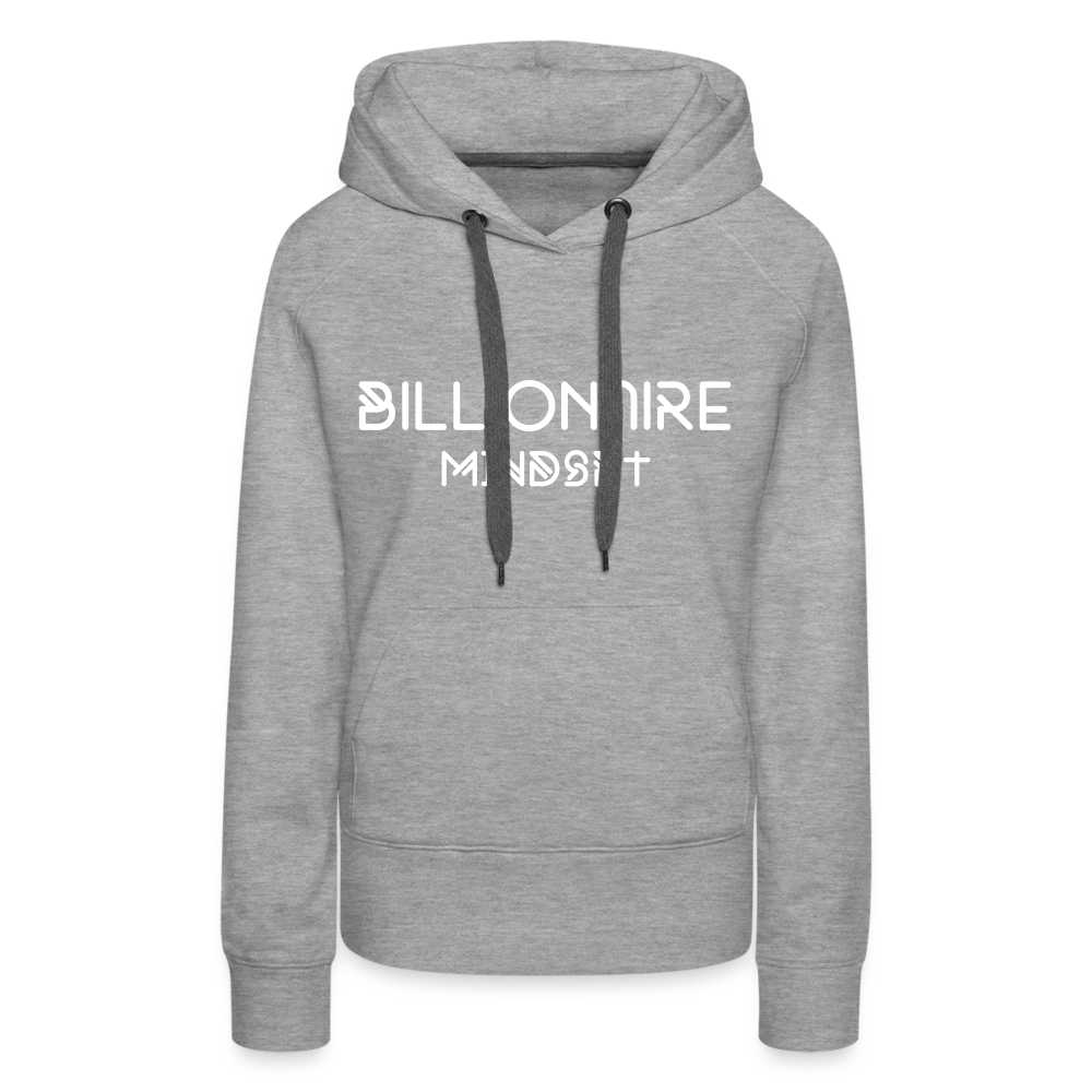 Billionaire Mindset- Hoodie - heather grey