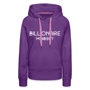 Billionaire Mindset- Hoodie - purple