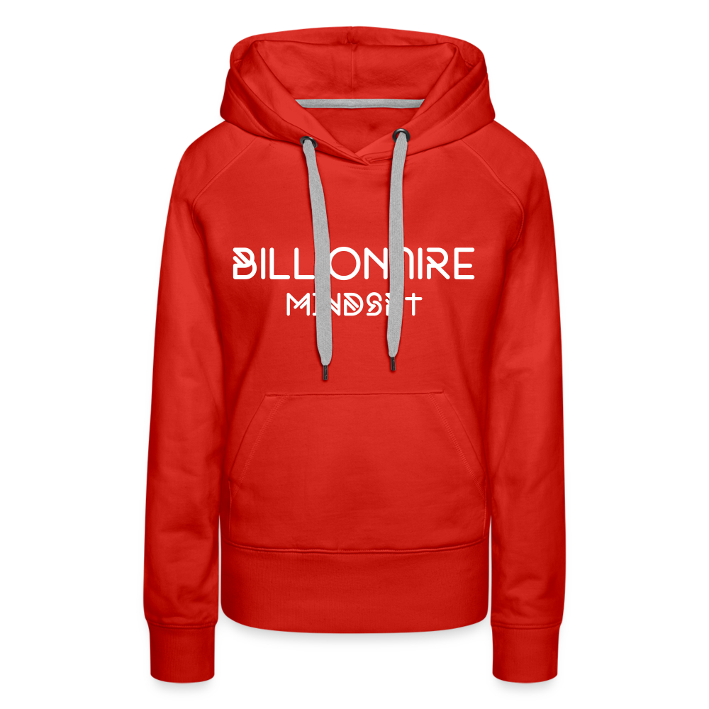 Billionaire Mindset- Hoodie - red