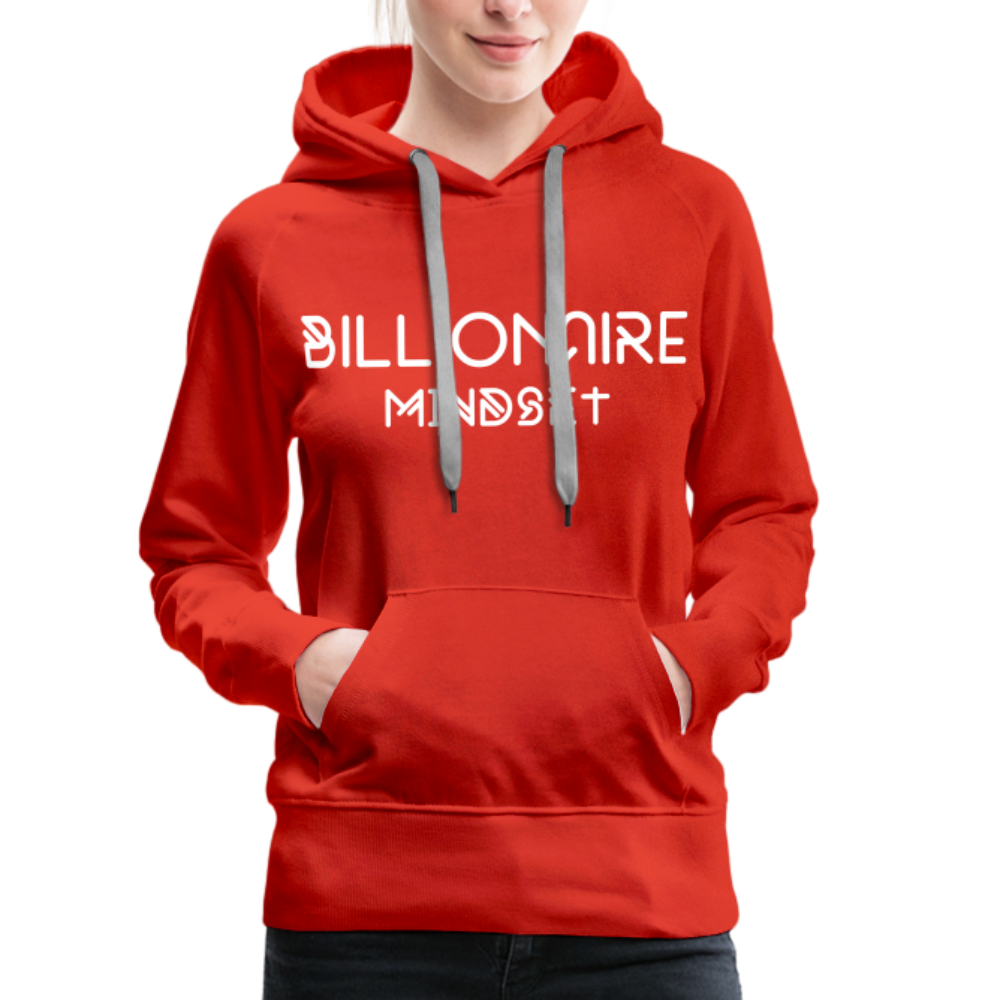 Billionaire Mindset- Hoodie - red